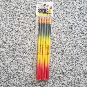 Personalized "MATTHEW" rainbow pencil - set of 5